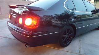 Gs430 PPE Headers amp Full Exhaust Clip  Warm Start up amp idle   old setup [upl. by Atalanti289]