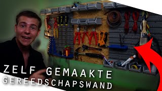 Zelf een GEREEDSCHAPSWAND maken  Van ROMMEL KAMER naar HOME STUDIO  Davey Raaijmakers [upl. by Sacks]