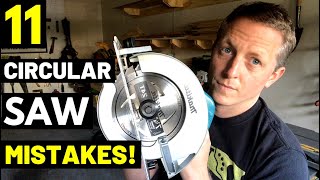 11 WORST CIRCULAR SAW MISTAKES And How To Avoid themDONT DO THESE THINGS KickbackBinding [upl. by Ahsiliw]