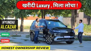 Hyundai Alcazar 2024 🚀 Ownership Review 💯 Hyundai Alcazar Pros amp Cons 🏁 [upl. by Nerrak257]