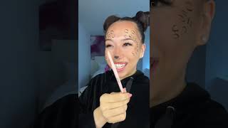 Halloween Make Up Tutorial🐆💄short [upl. by Silvano]