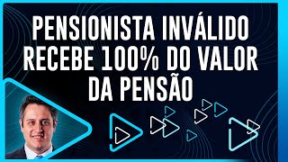 Pensionista inválido recebe 100 do valor da pensão [upl. by Rosner]