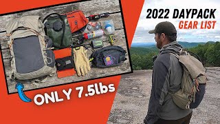 Ultralight Daypack Gear Setup  HIKINGSURVIVALBUSHCRAFT [upl. by Sadella]