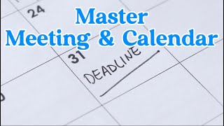 Master Your Meetings amp Calendar 8 Powerful Tips for Busy Leaders [upl. by Ynor]