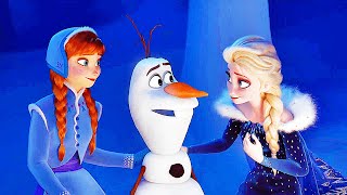 OLAFS FROZEN ADVENTURES Clip  quotAnna And Elsa Love Olafquot 2017 [upl. by Ahsilahk]