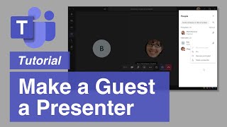 Microsoft Teams  How to Make a Guest a Presenter [upl. by Willman684]