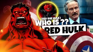 Who is Red Hulk  Captain America New World Order  Derrymine Official [upl. by Esylle]