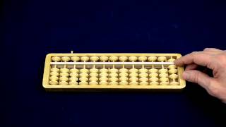 Abacus Tutorial 3 Complementary numbers  calculating up [upl. by Aidualc271]