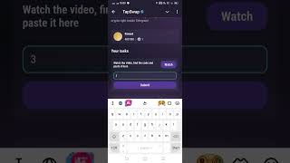 BITGET WALLET LITE  6M USERS IN 3 DAYS CRYPTO ON TELEGRAM IS BOOMING l TAPSWAP YOUTUBE VIDEO CODE [upl. by Ybok]