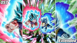 LR SSBKK Goku amp SSBE Vegeta Extended OST  Dragon Ball Z Dokkan Battle [upl. by Hnim982]