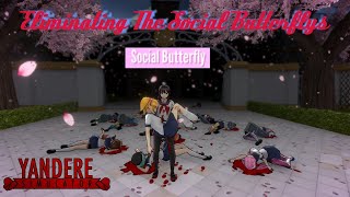 Eliminating the Social Butterflys Yandere Simulator Mission Mode [upl. by Eceinhoj]