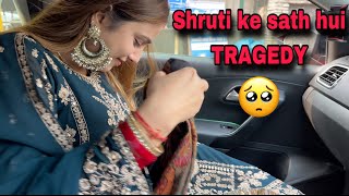 Ghar wapas ate hi TRAGEDY hogyi  Tusharshrutivlogs  couple family dailyvlog [upl. by Pardo]