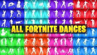 ALL DANCES IN FORTNITE BATTLE ROYALE OG [upl. by Natty674]