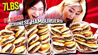 3000 CASH PRIZE  15 CHINESE HAMBURGERS FOOD CHALLENGE IN TAIWAN ft xiaohuifoodie RainaisCrazy [upl. by Socha]