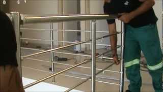 Ezrails  DIY Stainless Steel Balustrade Systems  Installation Video [upl. by Debora433]