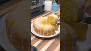 Easy Lemon Bundt Cake Recipe shorts 🍋 [upl. by Smaoht]