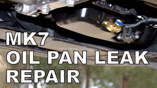 RESEALING MY MK7 STEEL OIL PAN  Plus Qs [upl. by Lancaster]