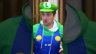 Luigi Caught in His Own Game funny familygamestories supermario [upl. by Oretna90]