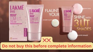 Lakme Lumi Lit Cream  Dewy Rose  Review 2024 [upl. by Calisa146]