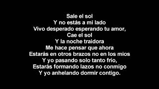 Ismael Rivera  Sale El Sol Dormir Contigo Letra [upl. by Clougher319]