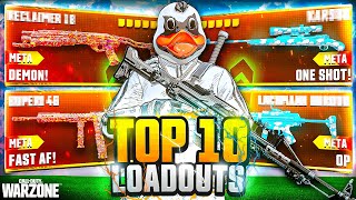 TOP 10 BROKEN META Loadouts in Warzone [upl. by Gombach]