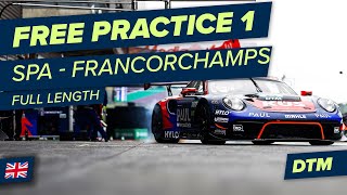 RELIVE  DTM Free Practice 1  SpaFrancorchamps  DTM 2022 [upl. by Ysac]