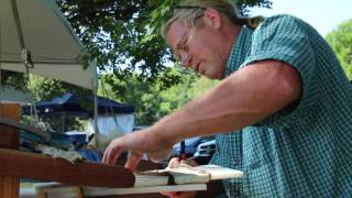 First Step In Making a Bowstring From A Snapping Turtles Neck [upl. by Eille]