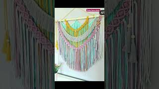 Macrame wall hanging new collections macramelove macrame decor shortsvideo diy handmade [upl. by Lyrrad370]