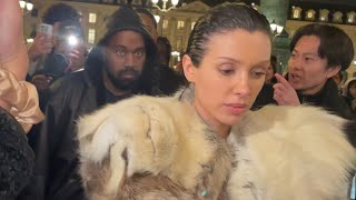 KANYE WEST YE AND BIANCA CENSORI AT THE RITZ DURING PARIS FASHION WEEK WOMENS AUTUMNWINTER 2425 [upl. by Ralph]