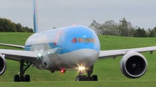 TUI BOEING 787 DREAMLINERS AT BIRMINGHAM AIRPORT 011023 [upl. by Ellison]