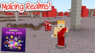 How to Setup Realms on Minecraft Bedrock 2024 [upl. by Adelpho]