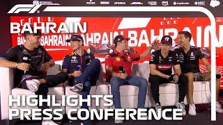 Driver Press Conference Highlights  2023 Bahrain Grand Prix [upl. by Aivlis]