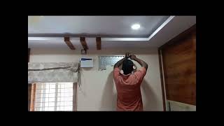 How to installation split ac in apartment  How to install ac  split air conditioner installation [upl. by Stodder]