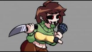 how to install Undertale Fanon Chara chara mod for fnf [upl. by Acimot]