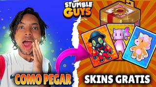 NAO PERCA como pegar SKINS GRATIS no stumble guys  sednem21 [upl. by Nedah365]