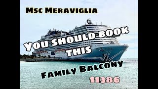 MSC Meraviglia Family Balcony 11386 [upl. by Nya]