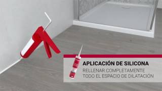 Como instalar suelo laminado en baños y cocinas FINfloor [upl. by Heathcote759]