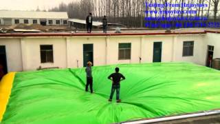 inflatable stunt air bag jumping air bag inflatable jumping air bag for stunt [upl. by Atikat]