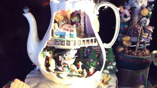 Enesco Holiday Bungalow Music Box Carillon [upl. by Netsreik]