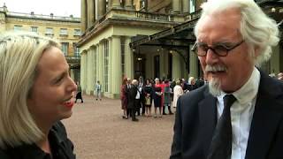 Comedian Billy Connolly becomes a Sir  5 News [upl. by Lacefield]