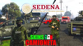 DESCARGAR E INSTALAR SKIN Y CAMIONETA DEL EJERCITO MEXICANO EN GTA 5  LSPDFR 2022  AKChoChe [upl. by Feola]