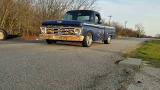 Coyote Swapped F100 Burnout [upl. by Madel]