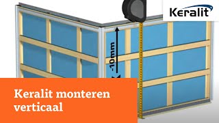 HOW TO  Keralit gevelbekleding monteren verticaal [upl. by Sayce]