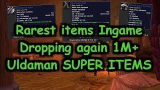 Uldaman SUPER ITEMS dropping again Rarest items ingame [upl. by Retsae]