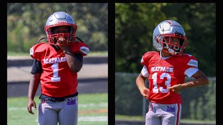 NC Youth Football 8U NC Giants Vs Bulldogs  82424 [upl. by Ahsinav]