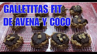 GALLETAS FIT DE AVENA Y COCO [upl. by Derfliw623]