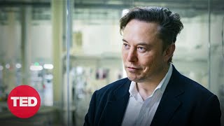 Elon Musk A future worth getting excited about  Tesla Texas Gigafactory interview  TED [upl. by Anavas]