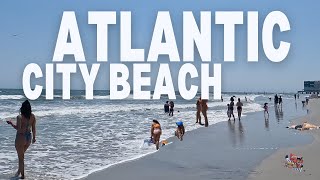 Atlantic city Beach 2024 Walking Tour in 4K  AC New Jersey [upl. by Cuthbert]