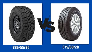 Tire Size 28555r20 vs 27560r20 [upl. by Washington]