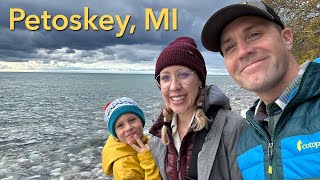 Scenic Fall Color Tour in Petoskey Michigan [upl. by Nerehs]